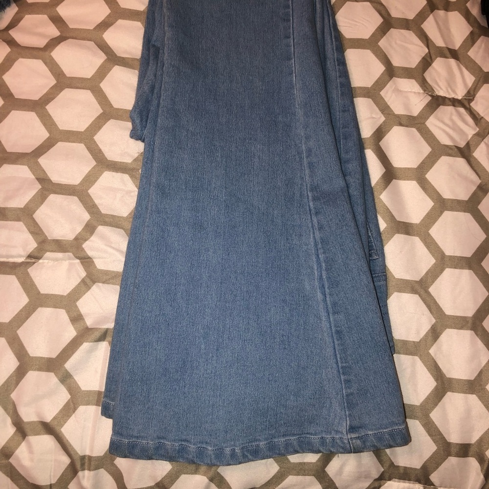 light was bell bottom jeans